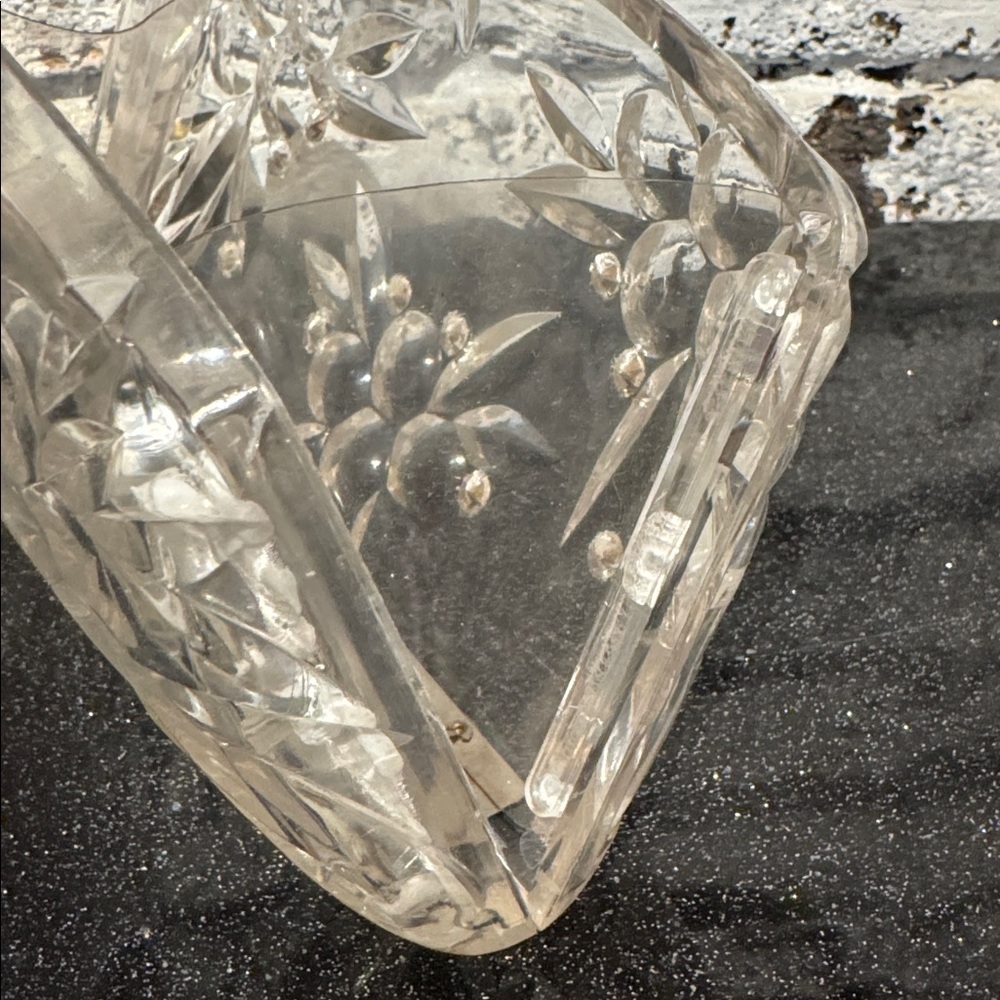 50s Elegant Lucite Clear Clutch Bag - Picture 9 of 13